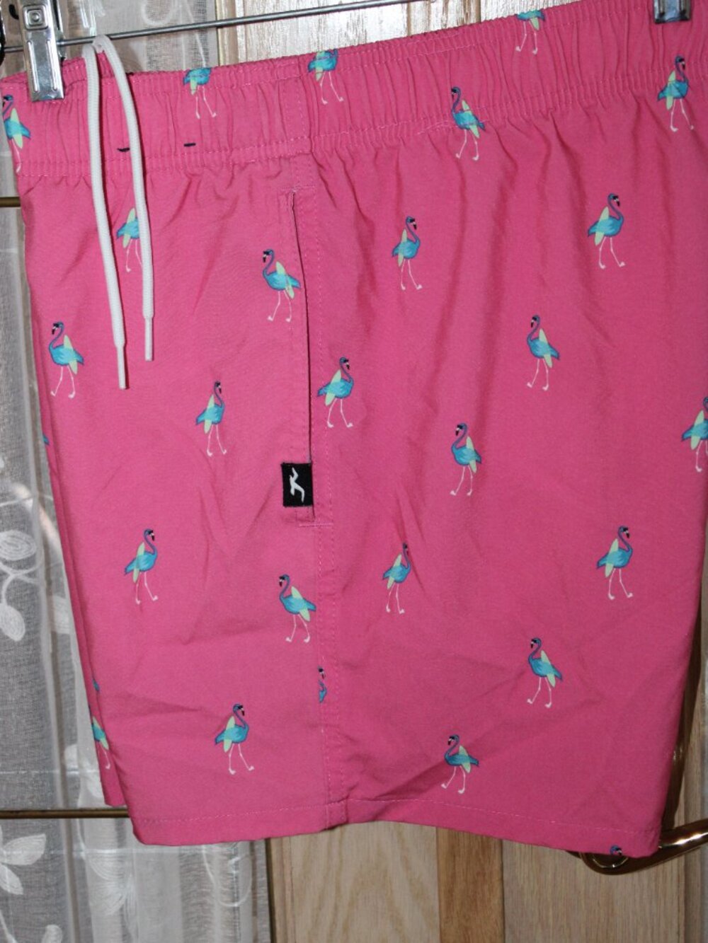 Hollister 4 Way Stretch Women Shorts M Pink Athletic Pockets Under Pants